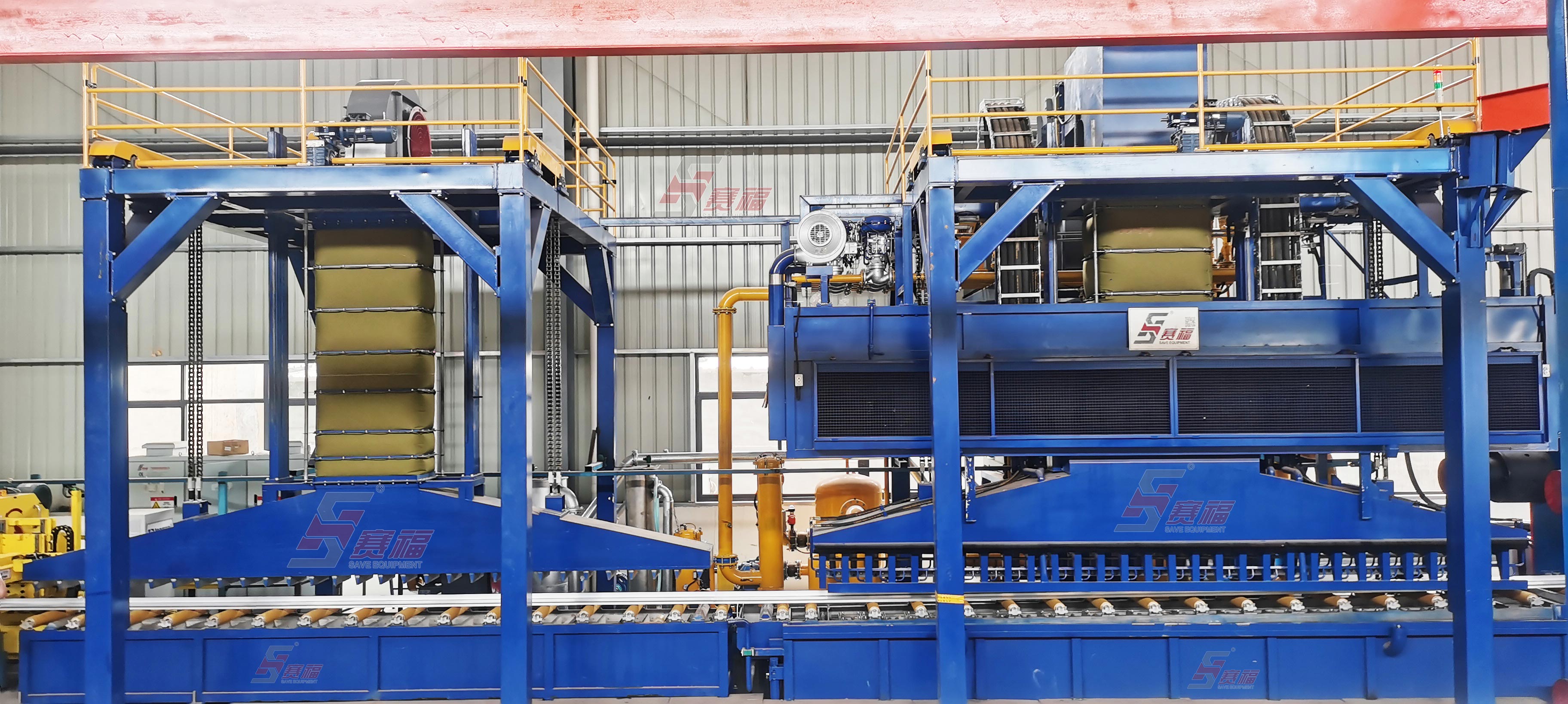 Quenching equipment for 6000T extrusion press from Sichuan Guanghan Sanxing New Material Technology